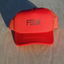 FOUR STAMP TRUCKER HAT